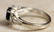 LADIES STERLING SILVER RING W/ SPINEL - 3