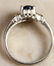LADIES STERLING SILVER RING W/ SPINEL - 4