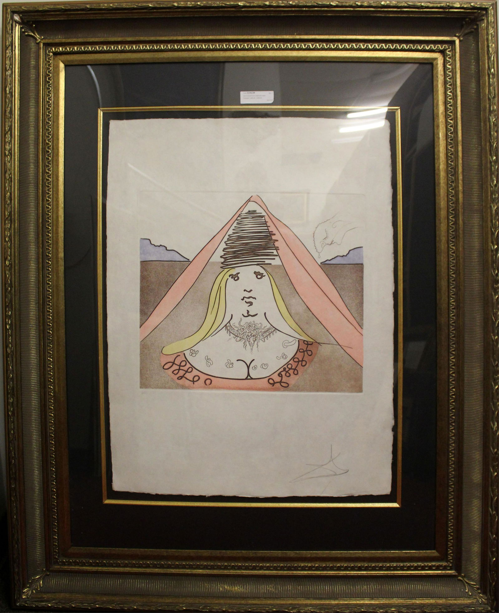SALVADOR DALI SIGNED AND NUMBERED LITHOGRAPH (1 of 5)