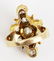 LADIES ANTIQUE 14K GOLD DIAMOND COCKTAIL RING - 4
