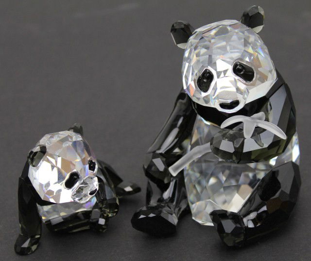 swarovski endangered wildlife pandas
