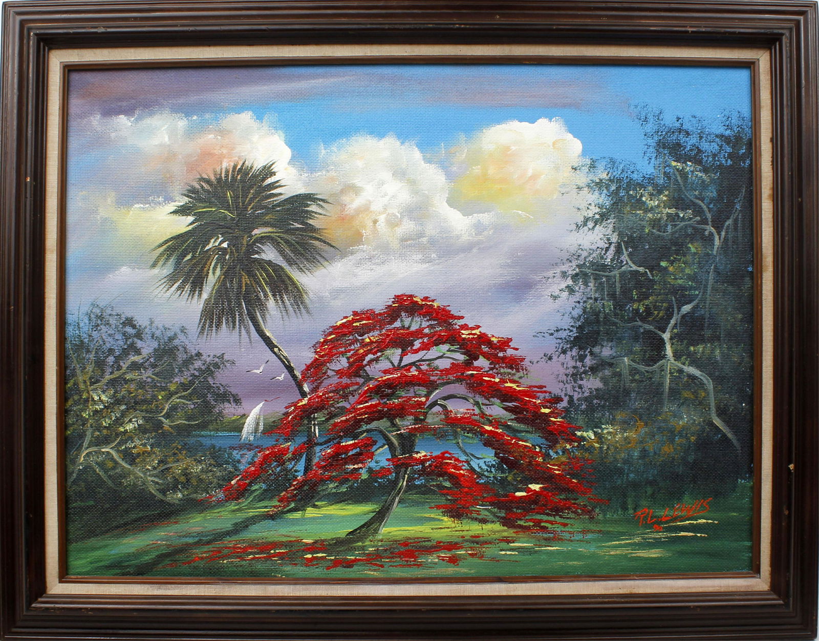 R.L. LEWIS FLORIDA HIGHWAYMEN POINCIANA SUMMER (1 of 4)