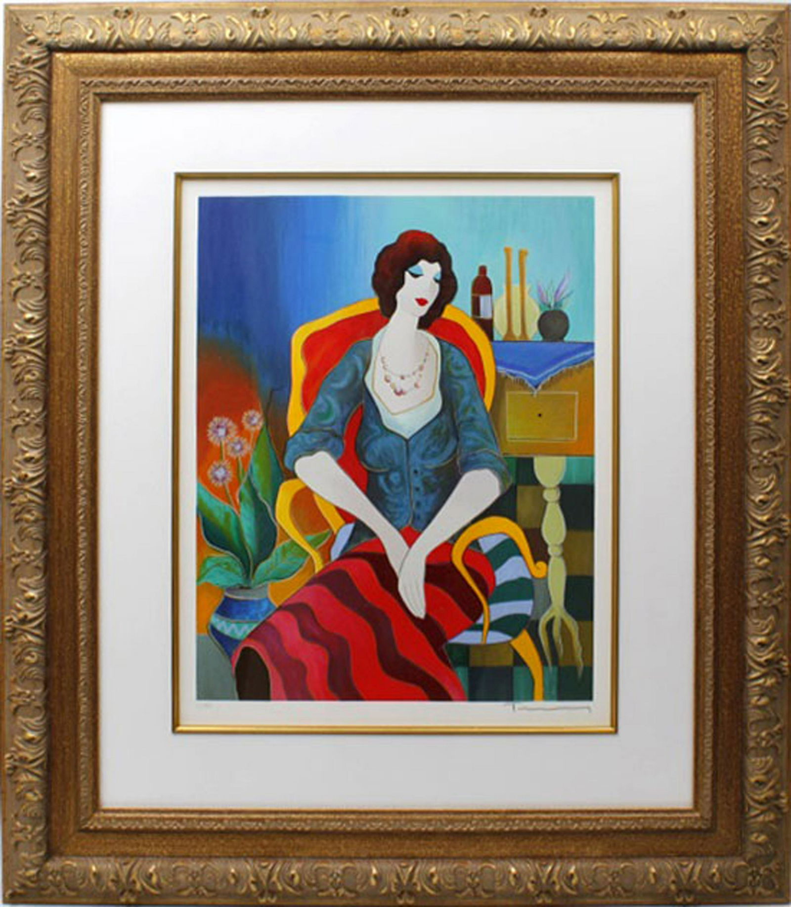 ITZCHAK TARKAY CLEVER GIRL SERIGRAPH (1 of 4)