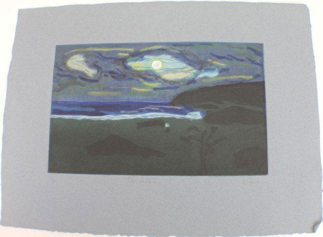 RAFAEL FERRER - LITHOGRAPH TEMPISTAD: RAFAEL FERRER - LITHOGRAPH TEMPISTAD Rafael Ferrer (Puerto Rican, b.1933). Tempistad, #2/16. Limited edition signed lithograph by Raphael Ferrer. Represented by Nancy Hoffman Gallery. Size: 19 x 26" (