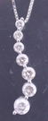 14K GOLD & DIAMOND JOURNEY PENDANT & NECKLACE - 2