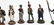 LOT OF 33 VINTAGE METAL SOLDIERS - 7