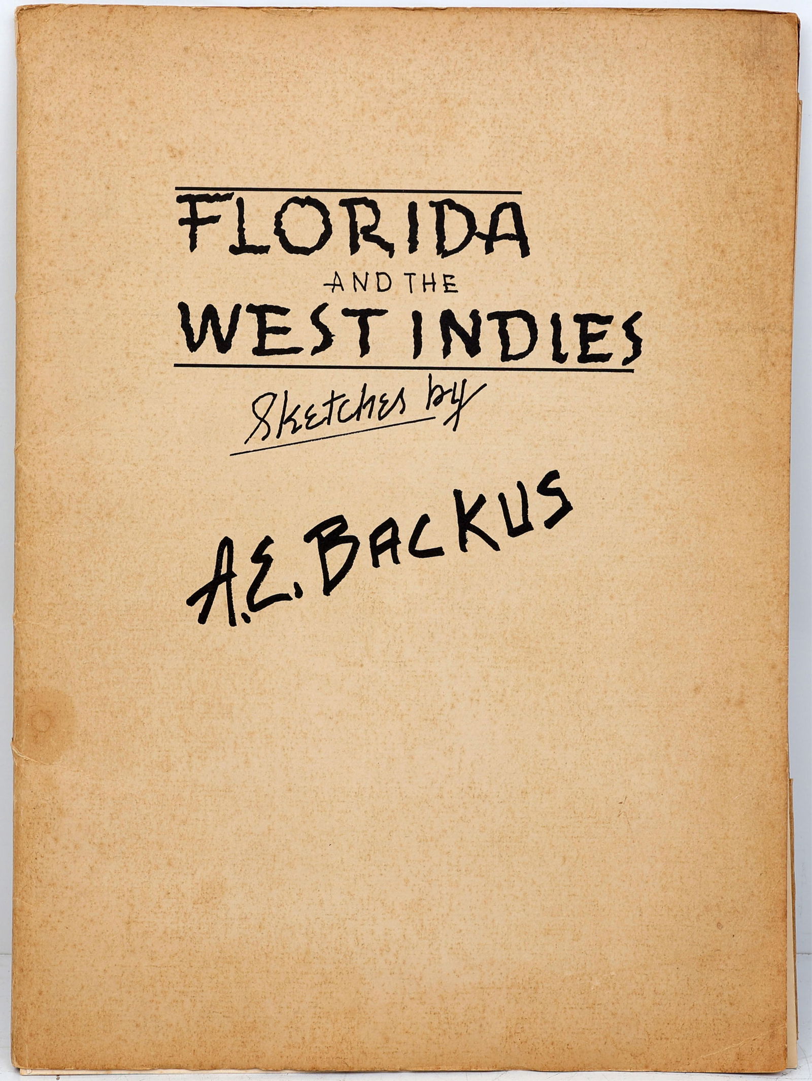 ALBERT E BACKUS FLORIDA & WEST INDIES FOLIO 18 (1 of 16)
