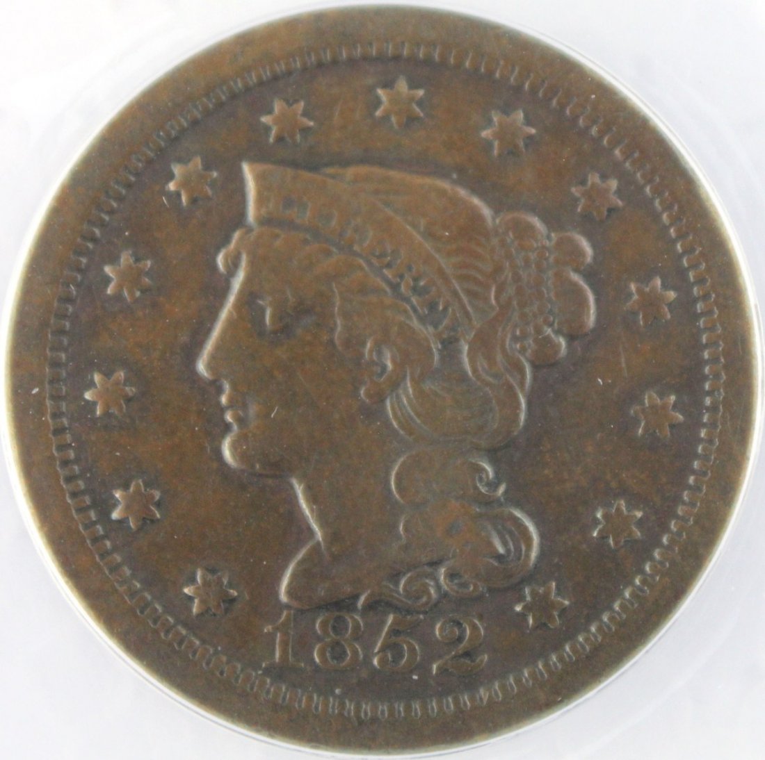 1852 1C VF 25 DETAILS US LARGE CENT: 1852 1C VF 25 DETAILS US LARGE CENT Est. $ 20-40 Lot 31558