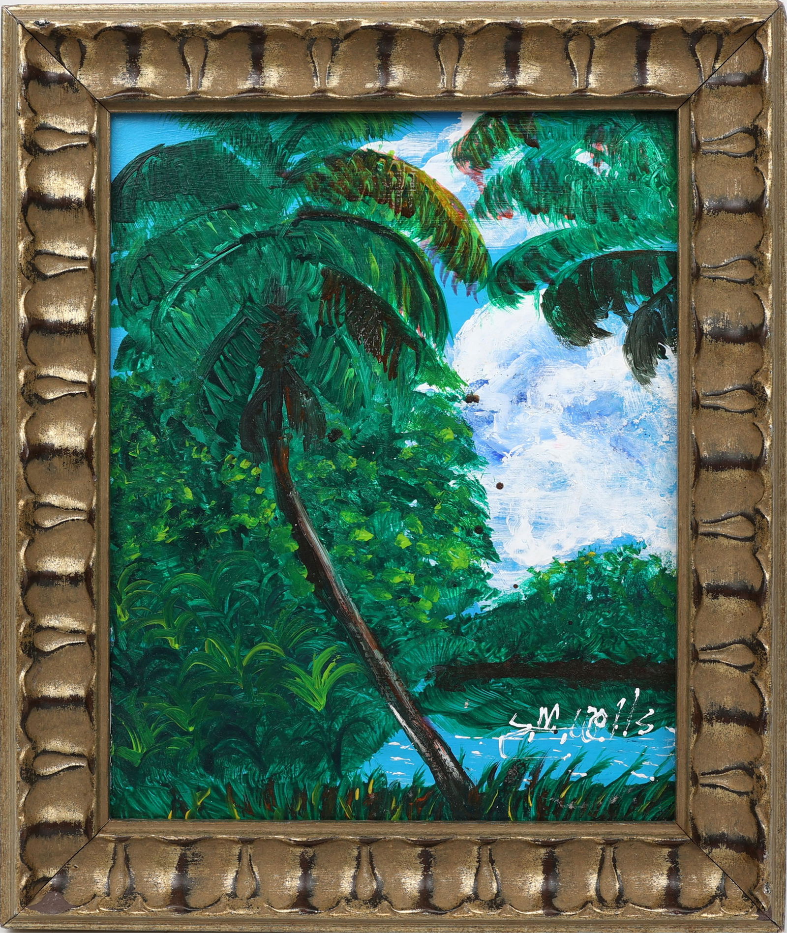 S.M. WELLS FLORIDA HIGHWAYMEN PRIMITIVE LANDSCAPE (1 of 4)