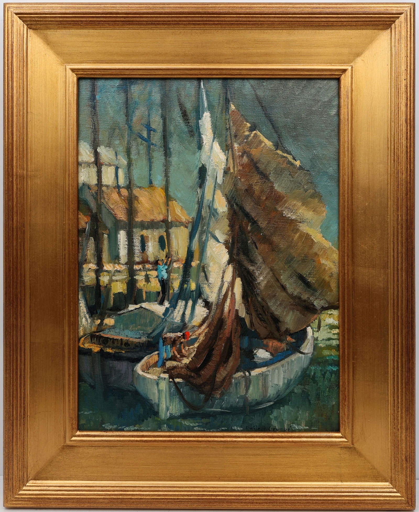 EMILE GRUPPE HARBOR SCENE (1 of 4)