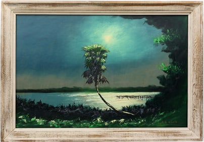 LEMUEL NEWTON FLORIDA HIGHWAYMEN MOONLIGHT ON BAY