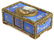 GILT STERLING FRENCH ENAMELED AUTOMATON BIRD BOX - 2