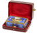 GILT STERLING FRENCH ENAMELED AUTOMATON BIRD BOX - 9