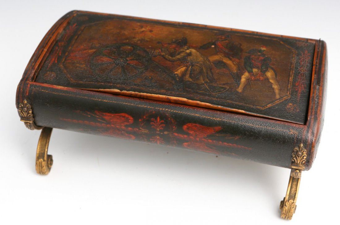 E.F. CALDWELL & CO NAPOLEONIC BOX: E.F. CALDWELL & CO NAPOLEONIC BOX Edward F. Caldwell (1851-1914) & Co., of New York City, was one of the premier designers and manufacturers of electric light fixtures and decorative metalwork. A pain