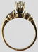GIA CERT. LADIES 14K YELLOW GOLD DIAMOND WEDDING SET - 3