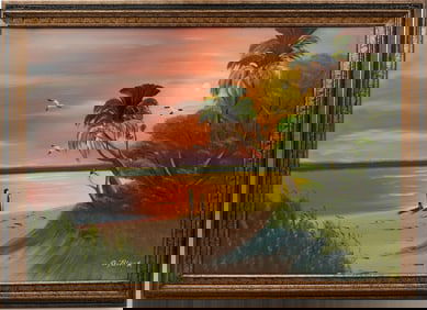 AL BLACK FLORIDA HIGHWAYMEN MARITIME FOREST SUNSET