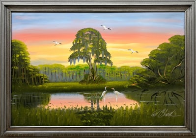 AL BLACK FLORIDA HIGHWAYMEN DAYBREAK ON THE MARSH