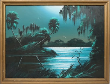 JAMES GIBSON FLORIDA HIGHWAYMEN ST LUCIE IN BLUE