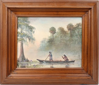 AHMED ELTEMTAMY FLORIDA ARTIST SEMINOLES FISHING