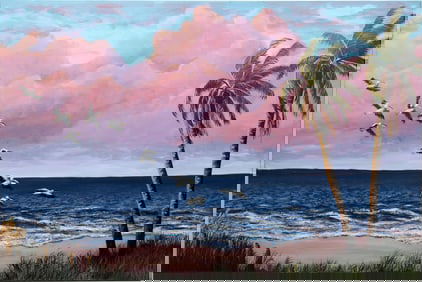 CAROL ANN KNAPP FLORIDA ARTIST AFTERGLOW FLIGHT