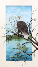 JILL KETTLER FLORIDA ARTIST EAGLE WATCHING