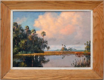 A.E. BACKUS FLORIDA ARTIST WETLAND WONDER