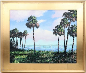 MARK STANFORD FLORIDA ARTIST SAILBOAT RACE