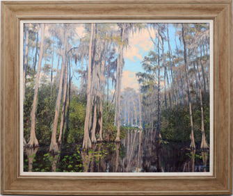 SCOTT WOODWARD FLORIDA ARTIST MUDDY CYPRESS