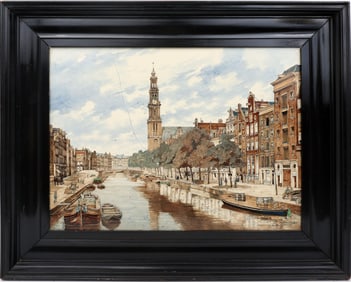 J.D. VAN VELZEN ROYAL DELFT PORCELAIN AMSTERDAM