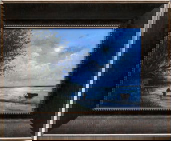 R.A. MCLENDON FLORIDA HIGHWAYMEN UNSIGNED MOONLIT