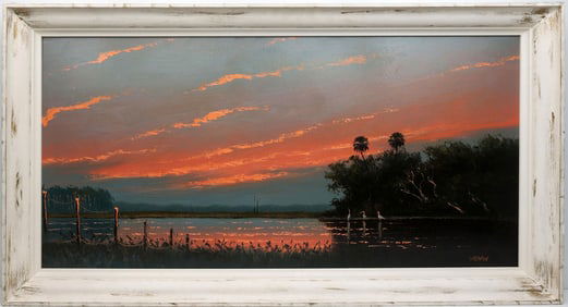 SAM NEWTON FLORIDA HIGHWAYMEN SALMON SKY SUNSET