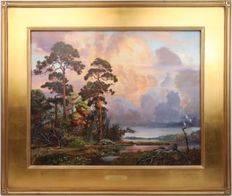 JAMES HUTCHINSON FLORIDA ARTIST EVENING SENTINELS