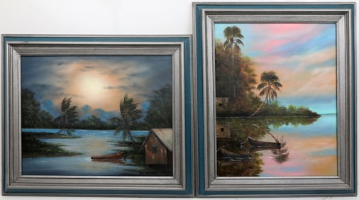 RAY MCLENDON FLORIDA ARTIST TWO TREASURES