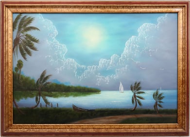 RAY MCLENDON FLORIDA ARTIST BLUE LAGOON