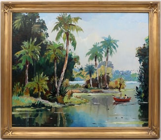 HAROLD ETTER FLORIDA ARTIST TROPIC TREASURE