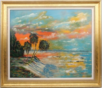 MICHAEL SEARS FLORIDA ARTIST DYNAMIC BEACHSCAPE