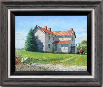 HARRY MCVAY FLORIDA ARTIST ABANDONED FARM HOUSE