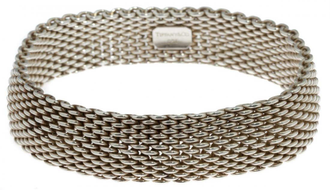 Tiffany silver mesh bracelet Clearance