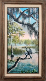 DANIEL BUTLER FLORIDA ARTIST ANHINGA RIVER