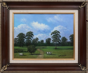 ROY MCLENDON JR FLORIDA ARTIST ENGLISH POINTERS