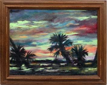 TRACY NEWTON FLORIDA ARTIST NEON SUNSET