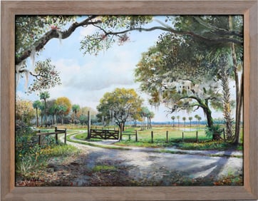HARRY MCVAY FLORIDA ARTIST ADAMS RANCH VISTA