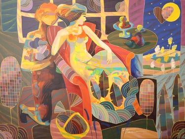 TADEO ZAVALETA FORGIVE ME ORIGINAL PAINTING JUMBO