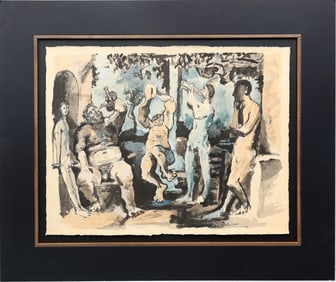 AFTER PABLO PICASSO BACCHANALE LITHOGRAPH