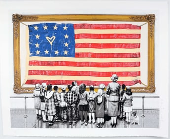 MR. BRAINWASH OLD GLORY SERIGRAPH '21