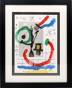JOAN MIRO ABSTRACT LITHOGRAPH