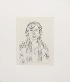 HENRY MATISSE PORTRAIT OF A WOMAN LITHOGRAPH