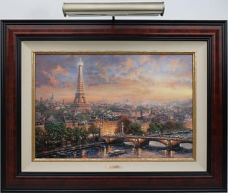 THOMAS KINKADE PARIS CITY OF LOVE VAULT GICLEE