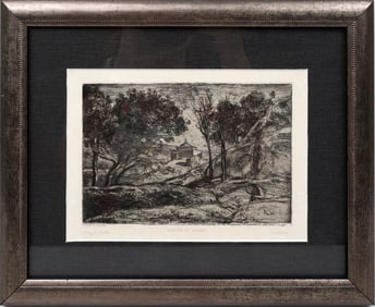 JEAN BAPTISTE CAMILLE COROT SOUVENIR DE TOSCANE