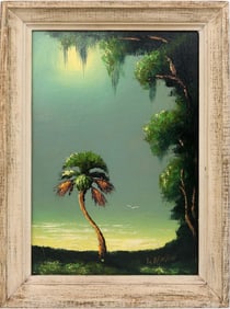 LEM NEWTON FLORIDA HIGHWAYMEN MOONLIT SCENE